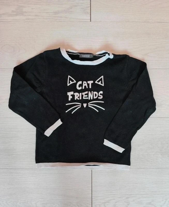 Nice cat sweater 🦄 Size 4 years 🦄 In Extenso – photo 2